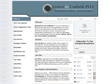 Tablet Screenshot of grovercanfield.com